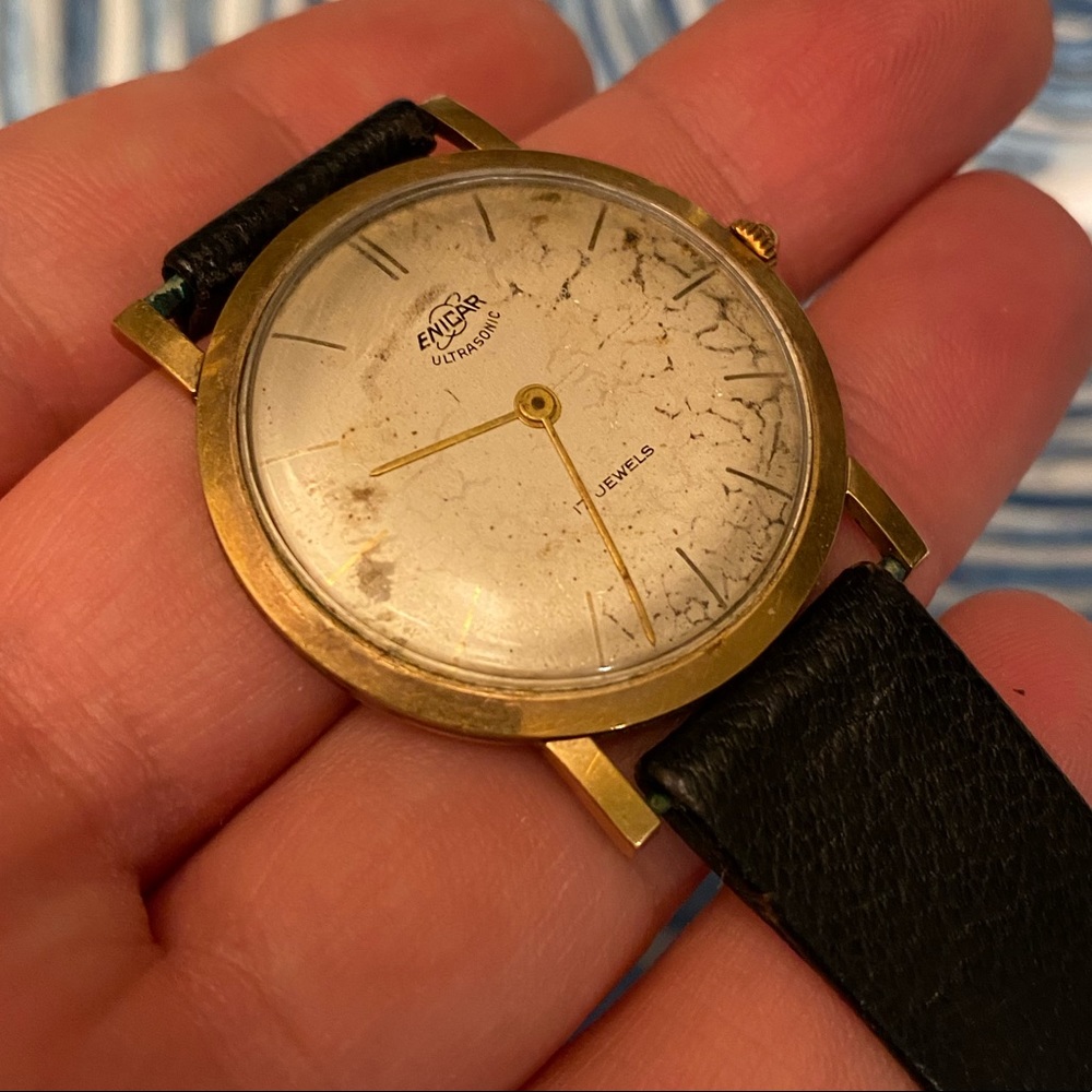 Enicar Ultrasonic Manual Winding Vintage Watch